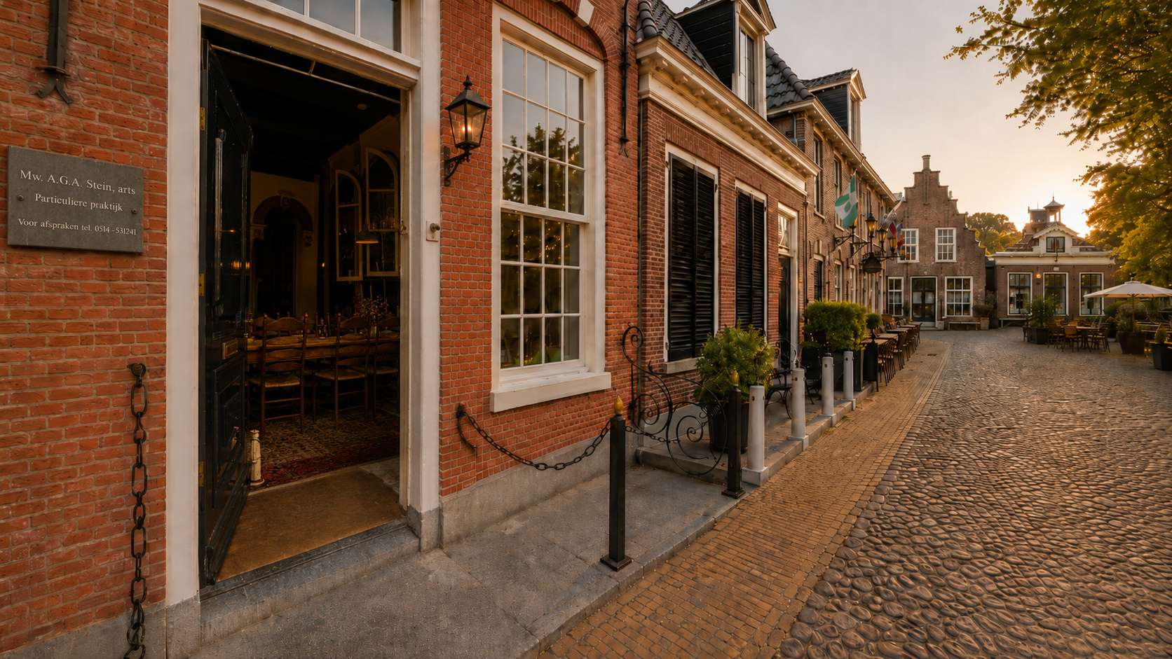 De monumentale praktijk van Steinkliniek in Sloten